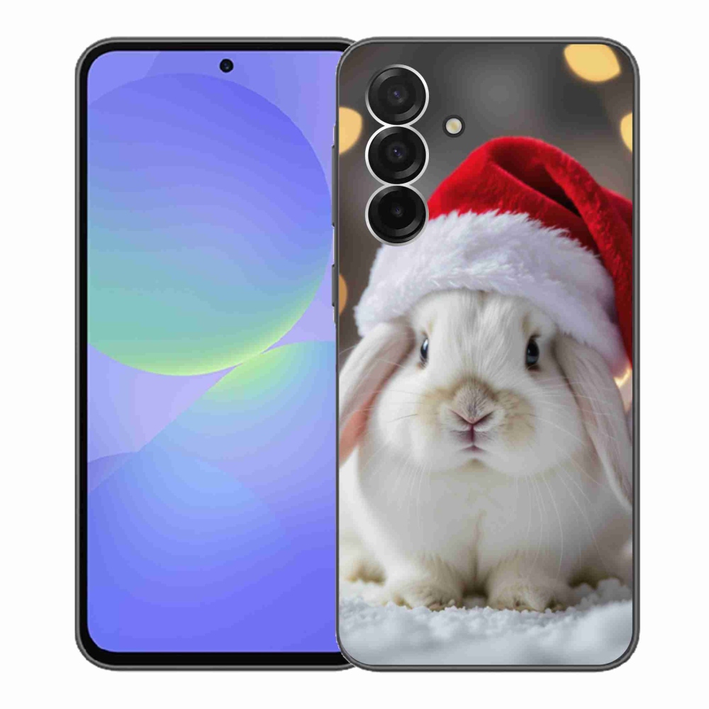 Gélový kryt mmCase na Samsung Galaxy A36 5G - vianočný králik