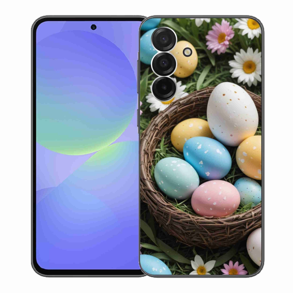 Gélový kryt mmCase na Samsung Galaxy A36 5G - veľkonočné vajíčka 2