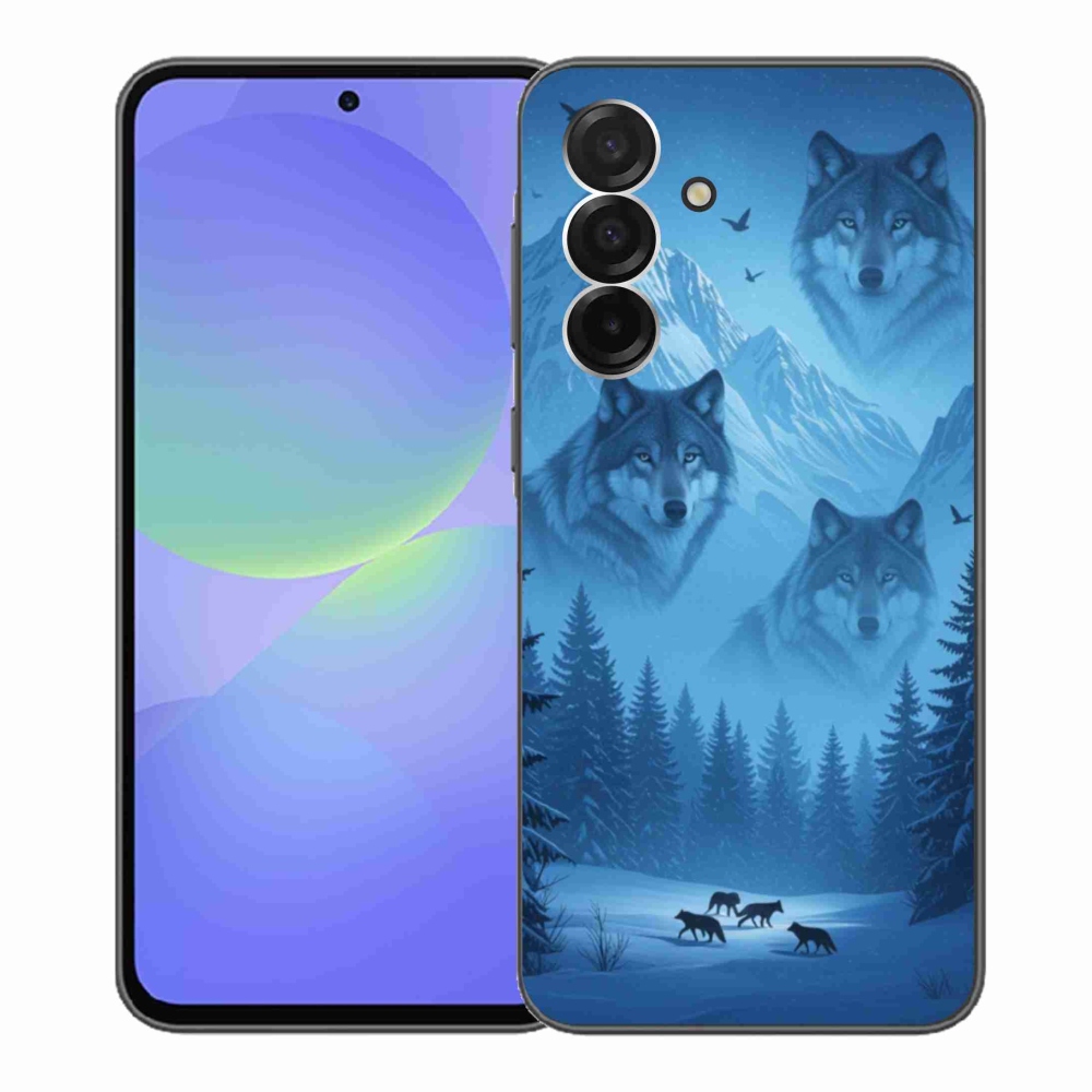 Gélový kryt mmCase na Samsung Galaxy A36 5G - vlčia svorka