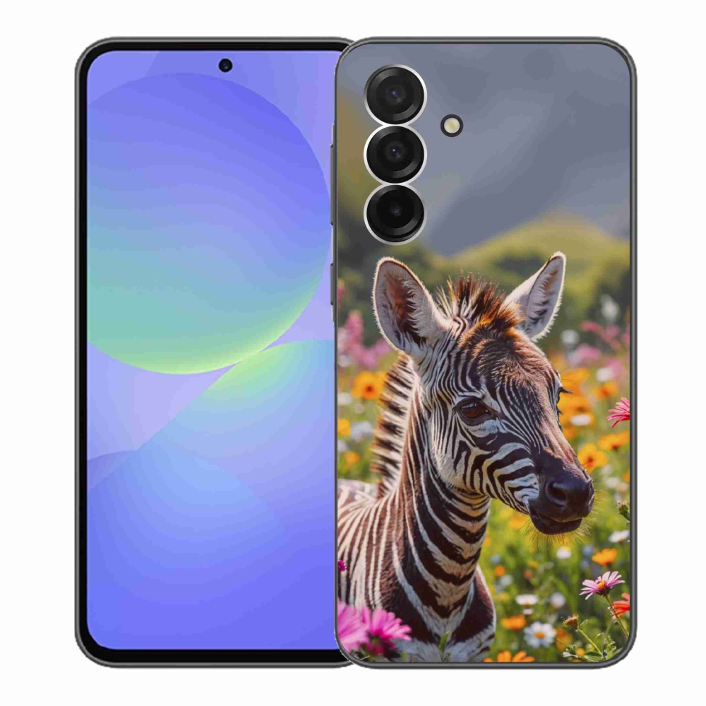 Gélový kryt mmCase na Samsung Galaxy A36 5G - zebra na lúke