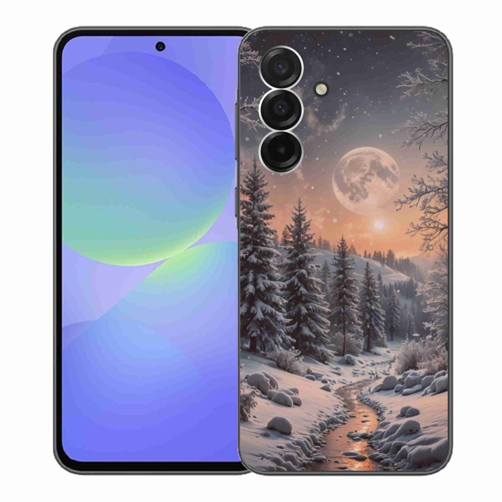 Gélový kryt mmCase na Samsung Galaxy A36 5G - zimná krajina 2