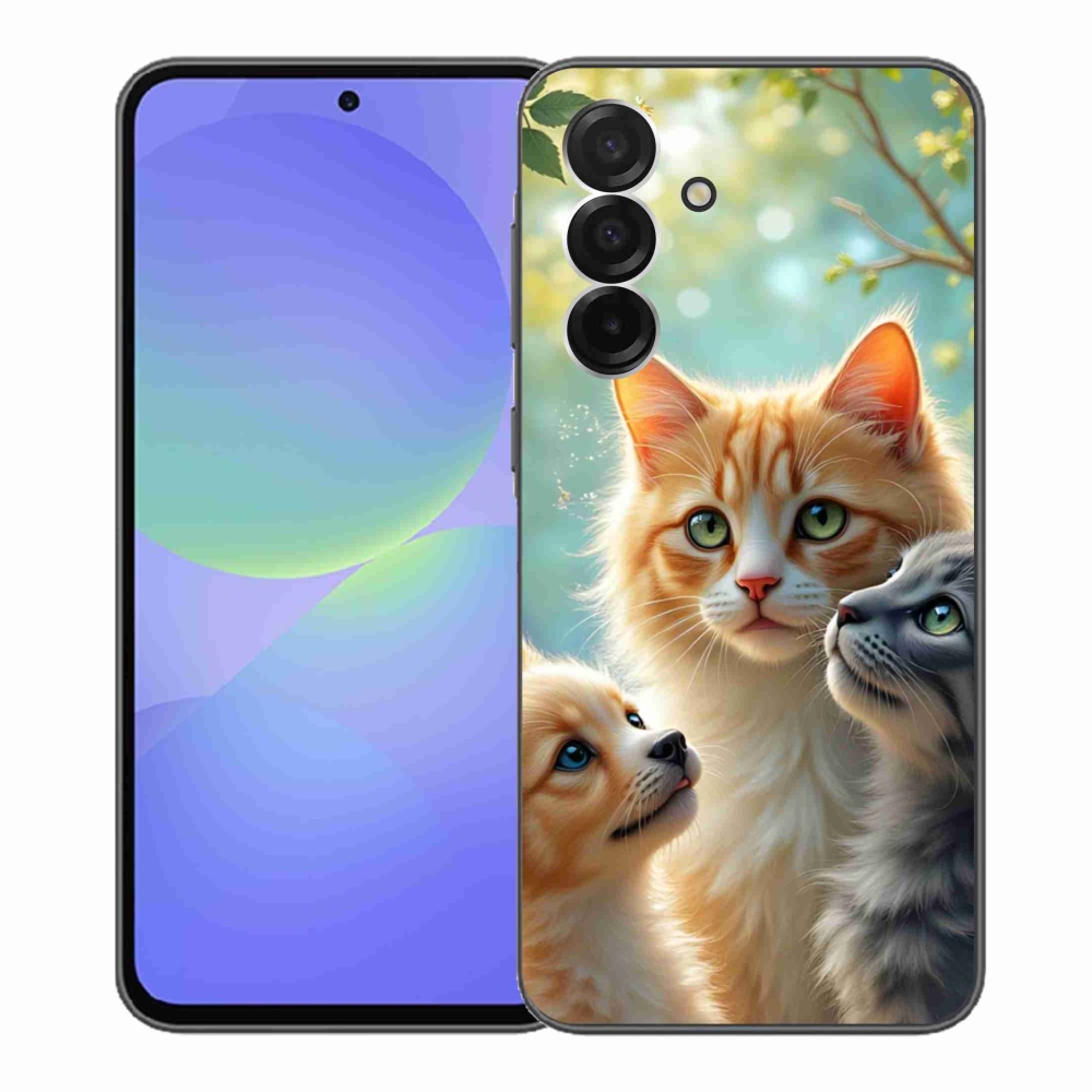 Gélový kryt mmCase na Samsung Galaxy A36 5G - zvieracie priateľstvo 2