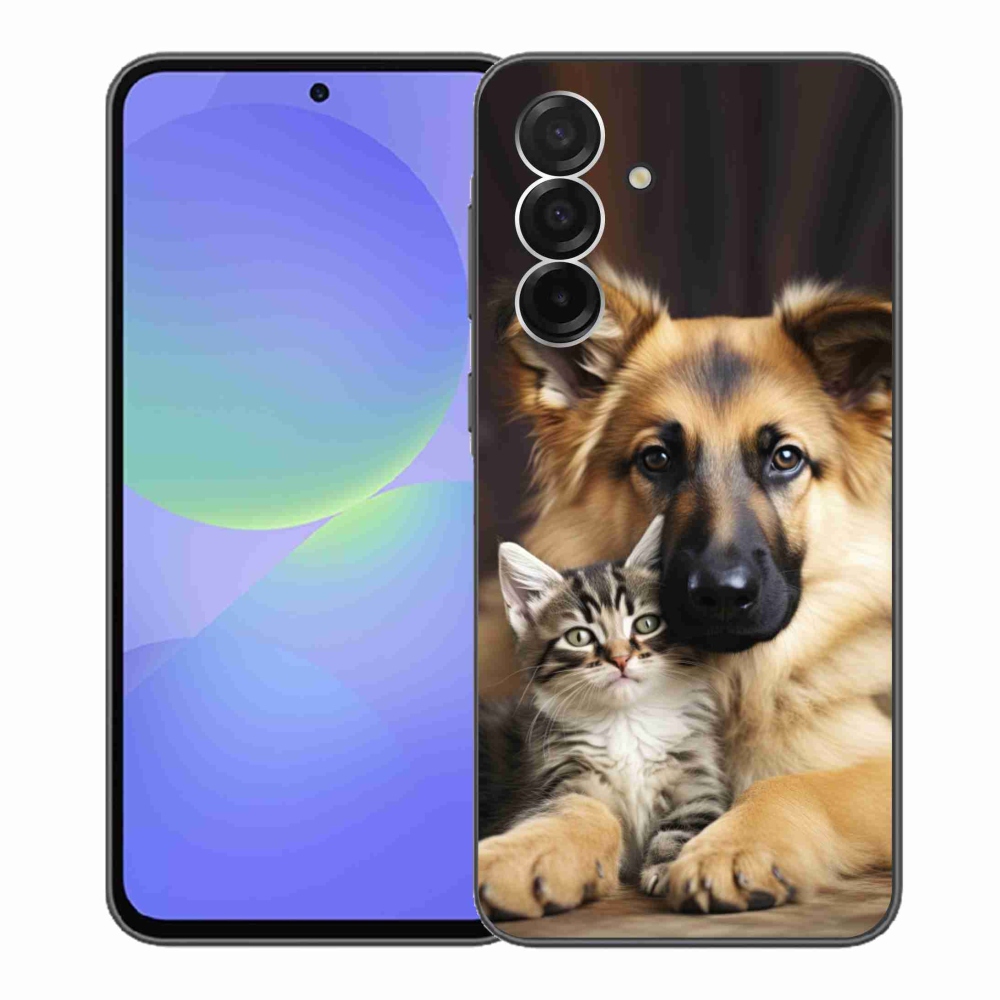 Gélový kryt mmCase na Samsung Galaxy A36 5G - zvieracie priateľstvo