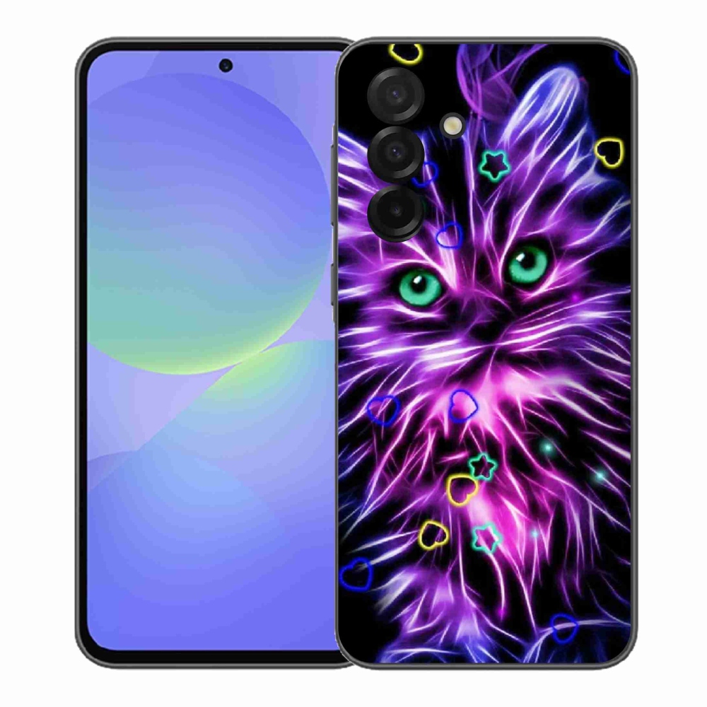 Gélový kryt mmCase na Samsung Galaxy A37 5G - abstraktná mačka