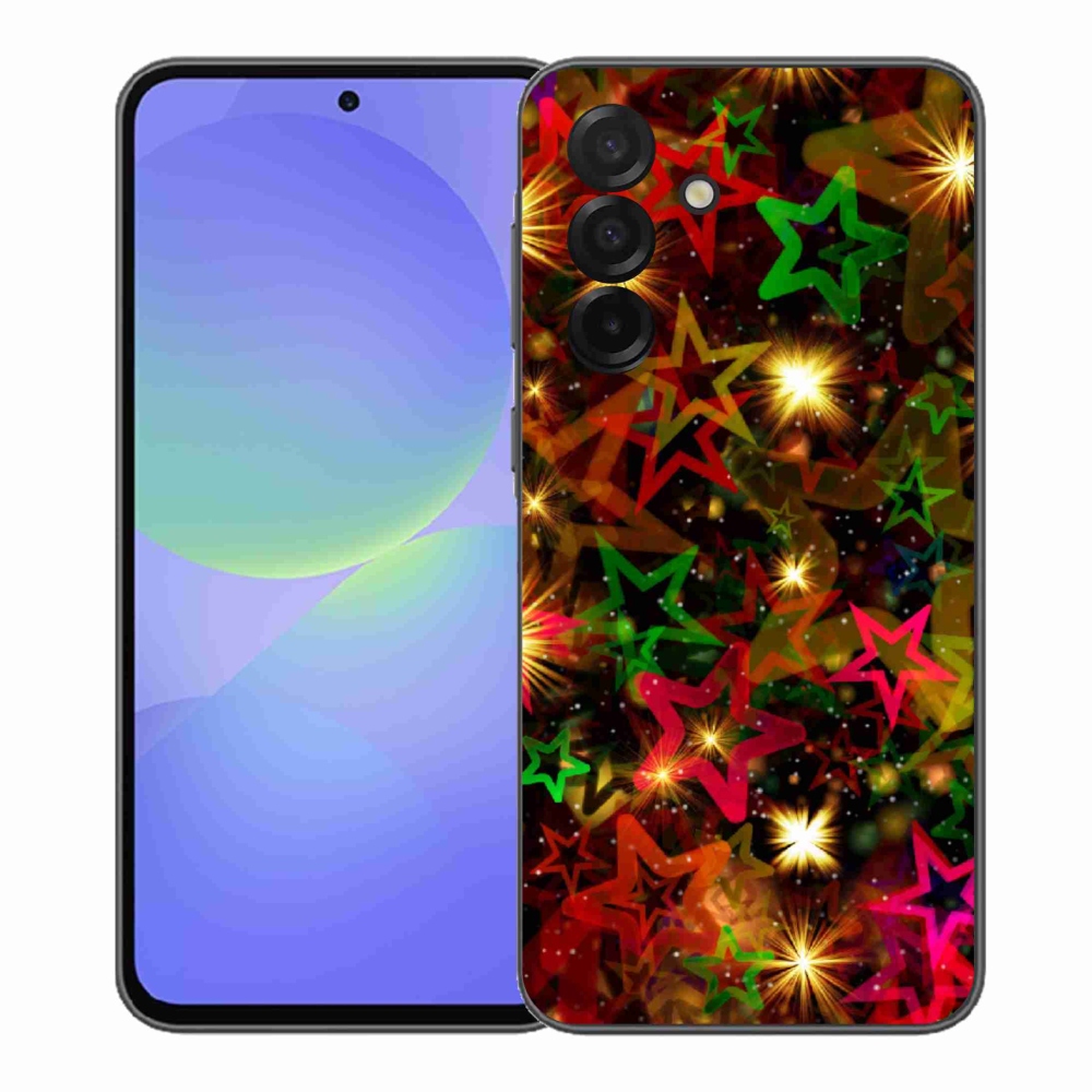 Gélový kryt mmCase na Samsung Galaxy A37 5G - farebné hviezdičky