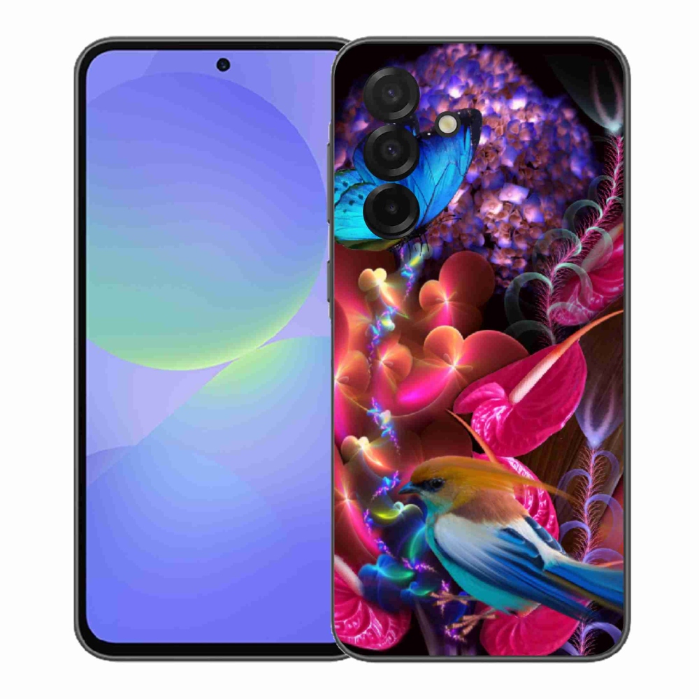 Gélový kryt mmCase na Samsung Galaxy A37 5G - farebné kvety