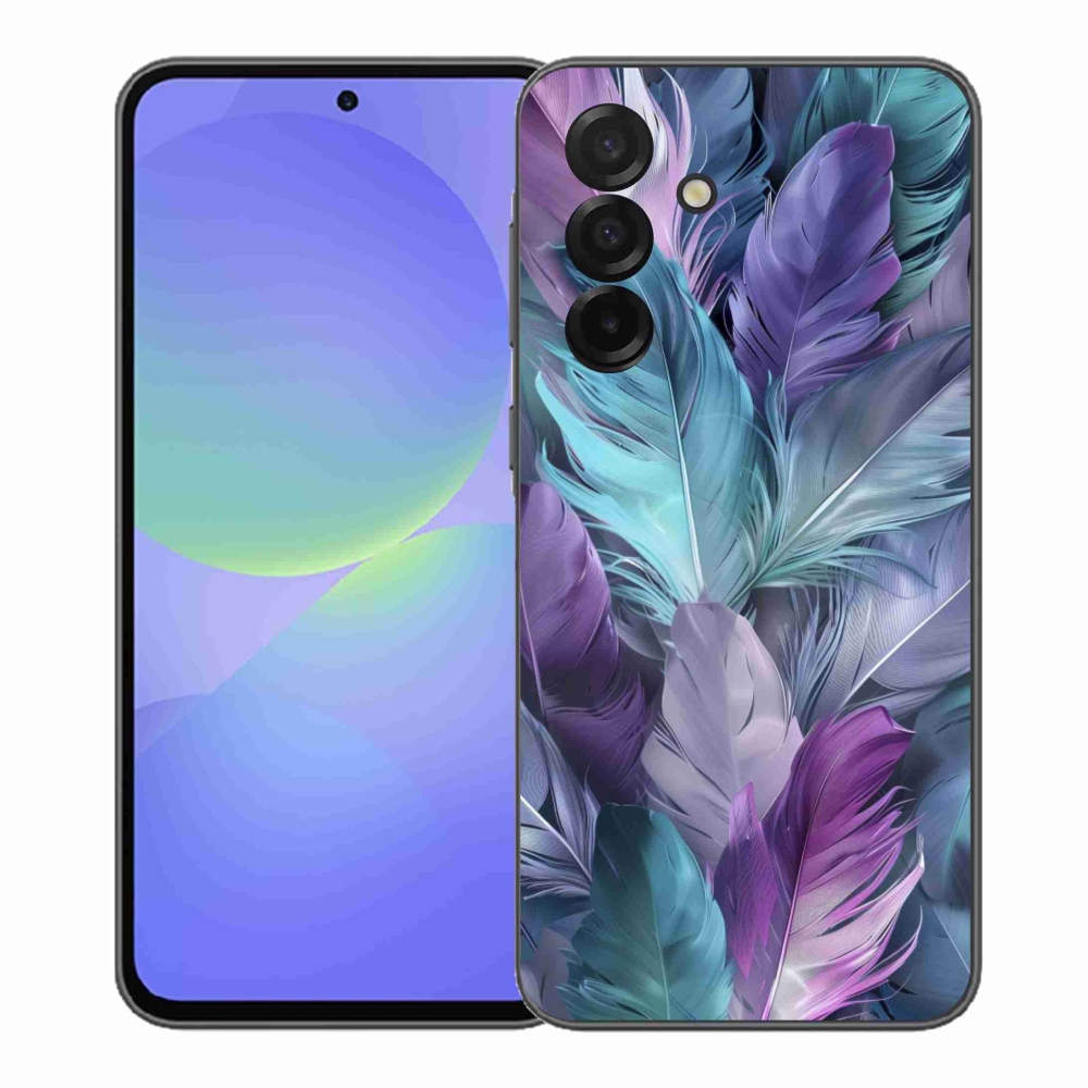 Gélový kryt mmCase na Samsung Galaxy A37 5G - farebné perie 2