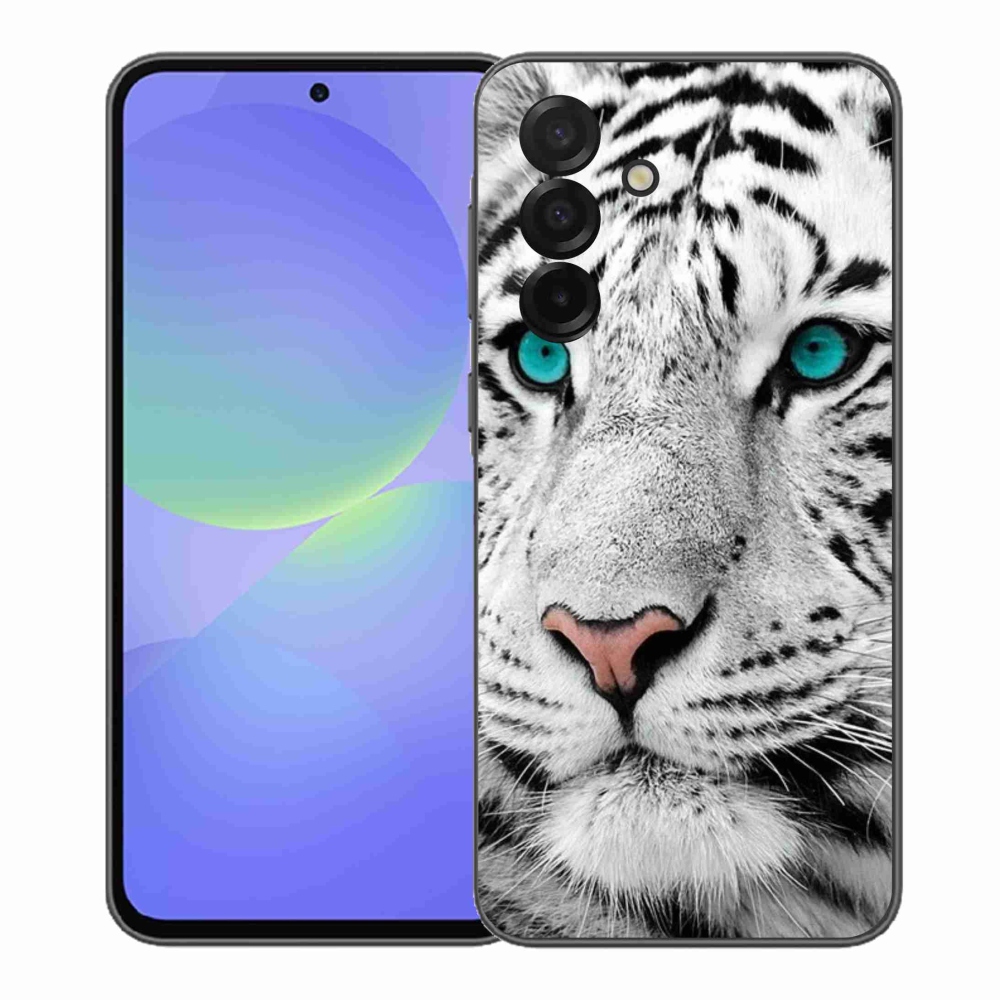 Gélový kryt mmCase na Samsung Galaxy A37 5G - biely tiger
