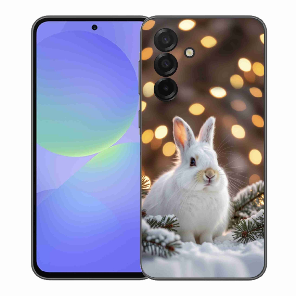 Gélový kryt mmCase na Samsung Galaxy A37 5G - biely zajac