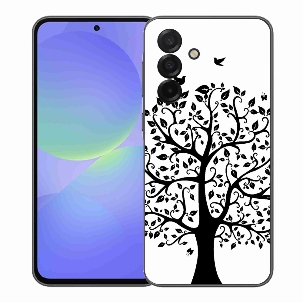 Gélový kryt mmCase na Samsung Galaxy A37 5G - čiernobiely strom