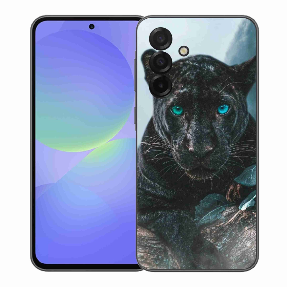 Gélový kryt mmCase na Samsung Galaxy A37 5G - čierny panter