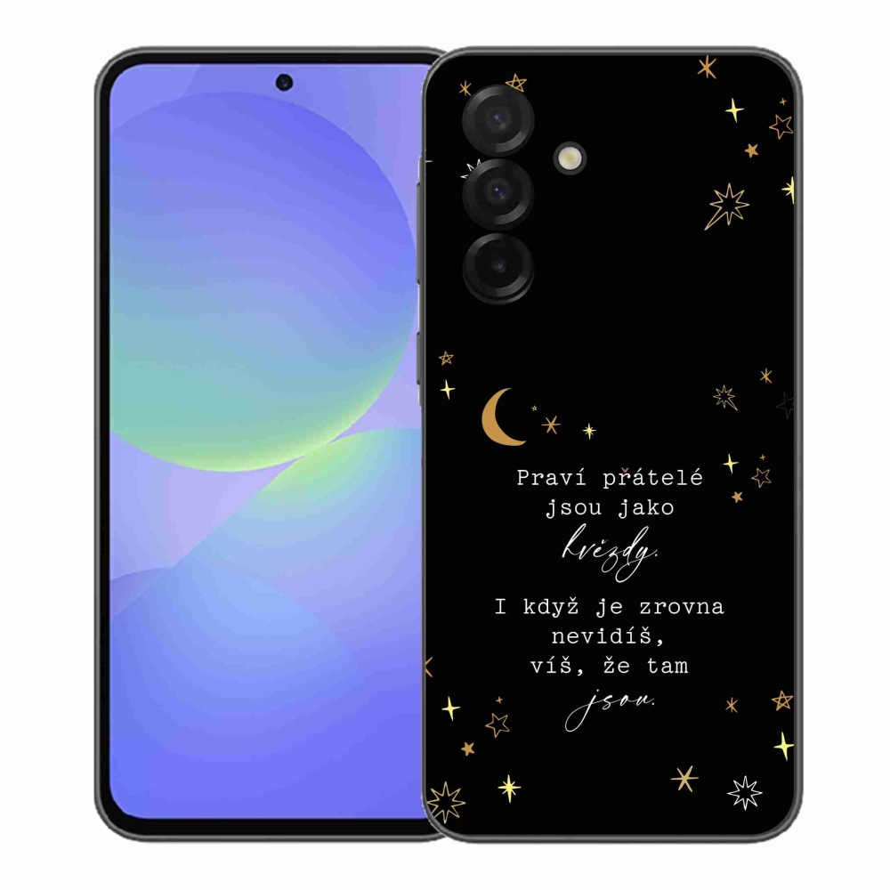 Gélový kryt mmCase na Samsung Galaxy A37 5G - citát 6 čierne pozadie