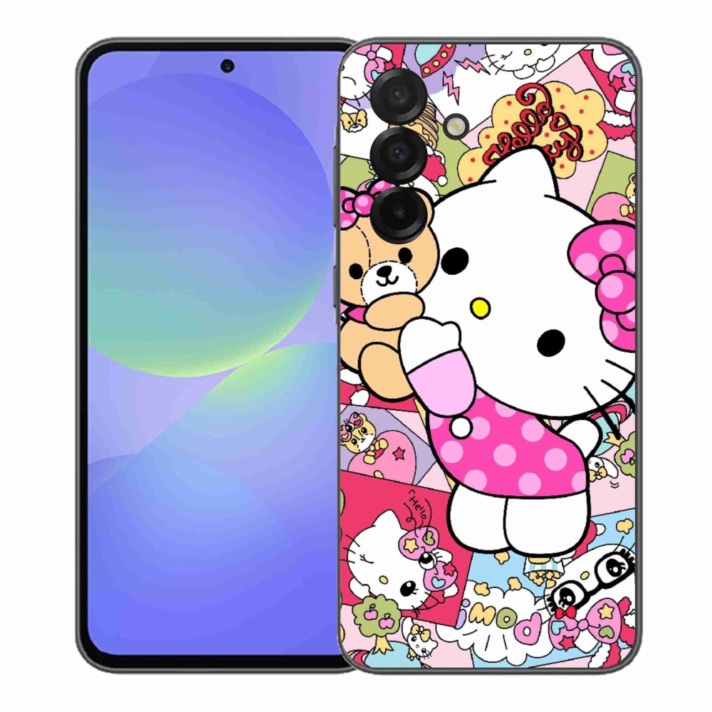 Gélový kryt mmCase na Samsung Galaxy A37 5G - cute kitty