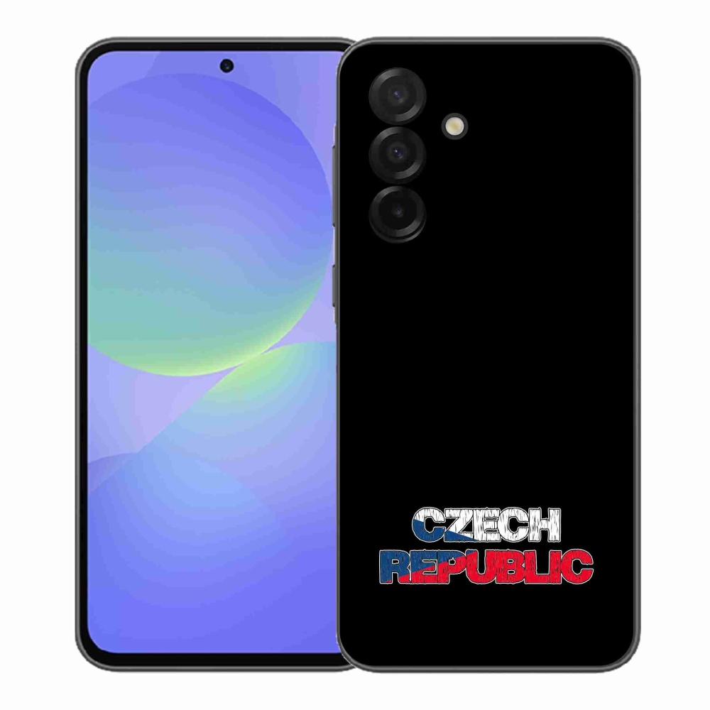 Gélový kryt mmCase na Samsung Galaxy A37 5G - Slovak Republic čierne pozadie