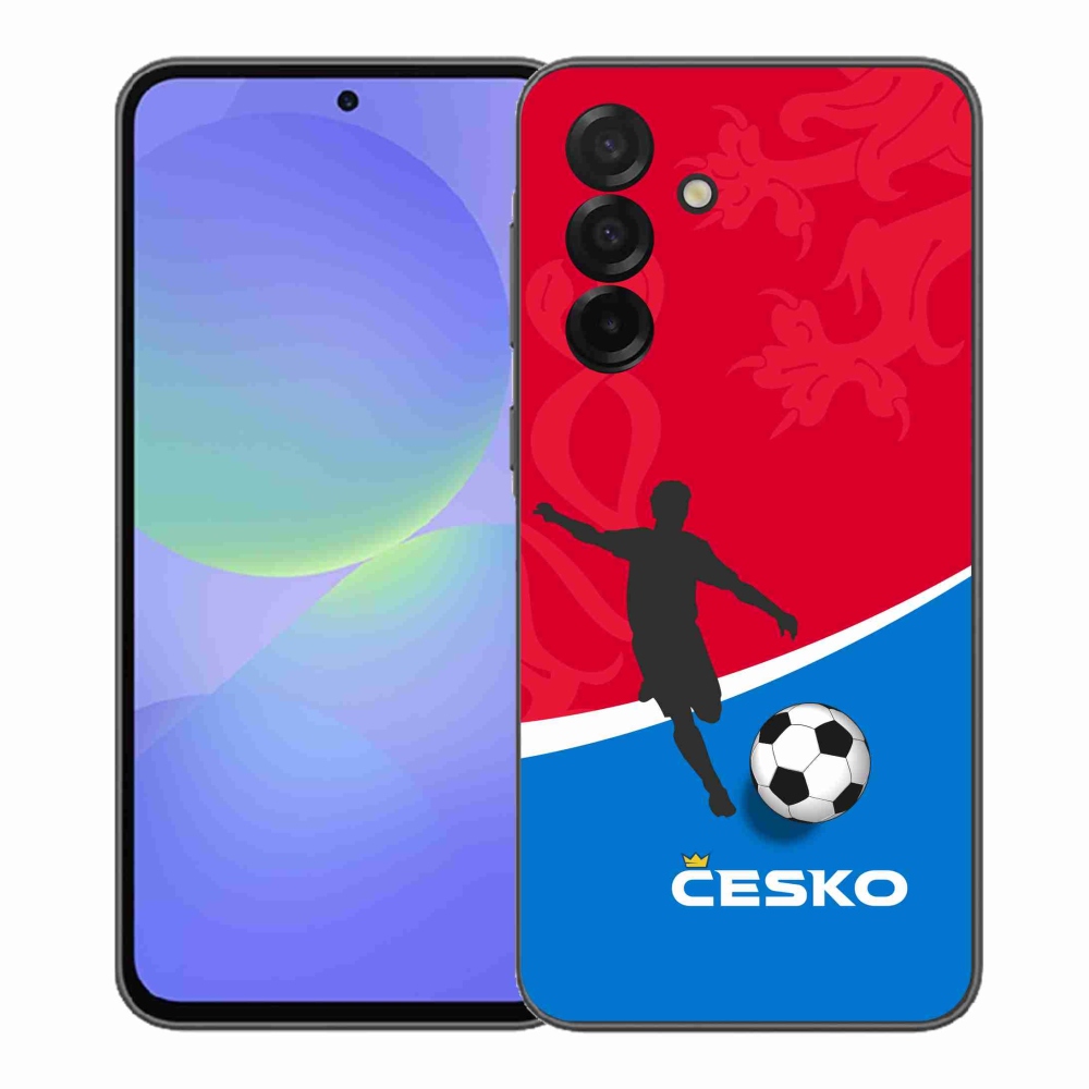 Gélový kryt mmCase na Samsung Galaxy A37 5G - futbal Česko