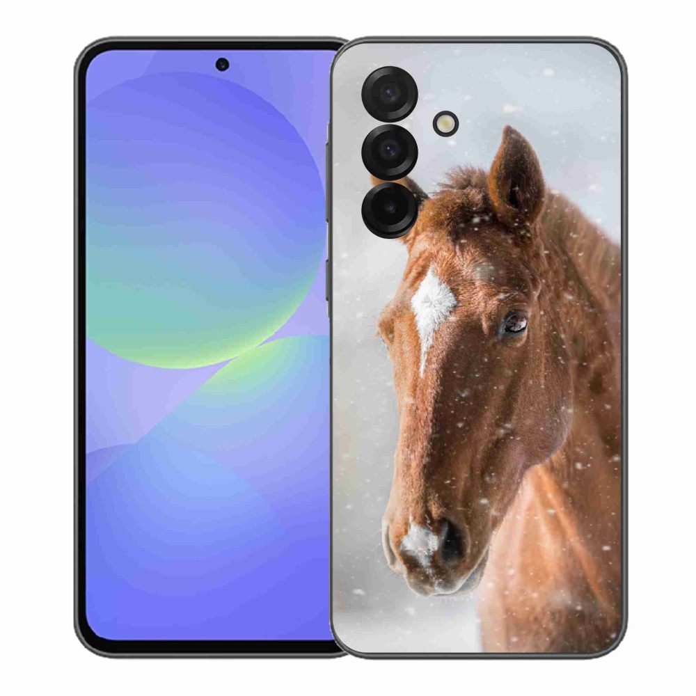 Gélový kryt mmCase na Samsung Galaxy A37 5G - hnedý kôň 2