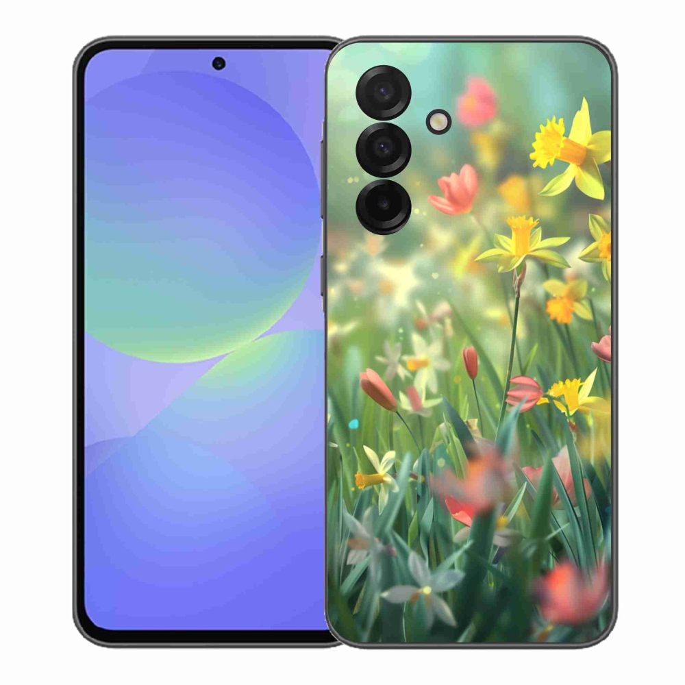 Gélový kryt mmCase na Samsung Galaxy A37 5G - jarné kvety