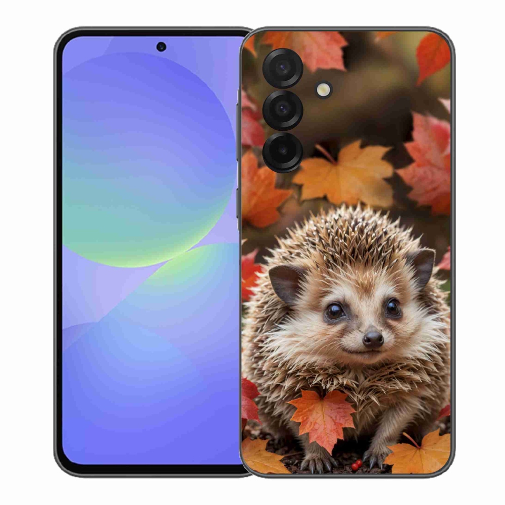 Gélový kryt mmCase na Samsung Galaxy A37 5G - ježko v lístia
