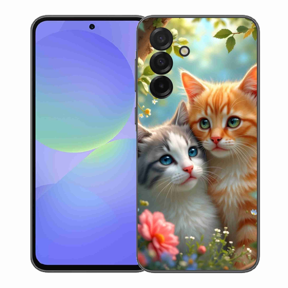 Gélový kryt mmCase na Samsung Galaxy A37 5G - mačacia láska 2