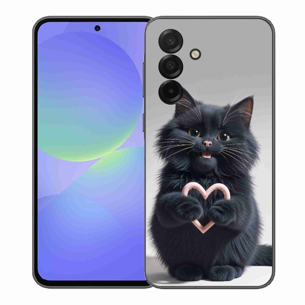 Gélový kryt mmCase na Samsung Galaxy A37 5G - mačacia láska 3