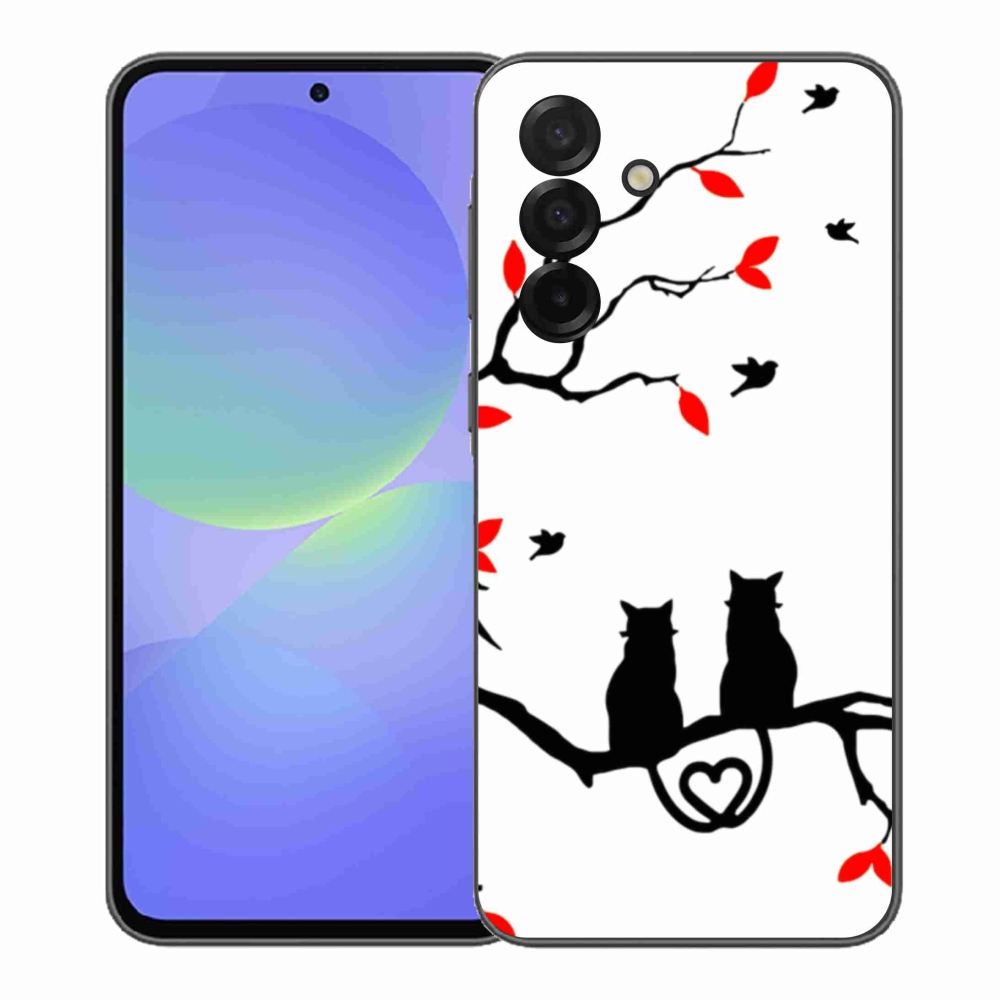 Gélový kryt mmCase na Samsung Galaxy A37 5G - mačacia láska