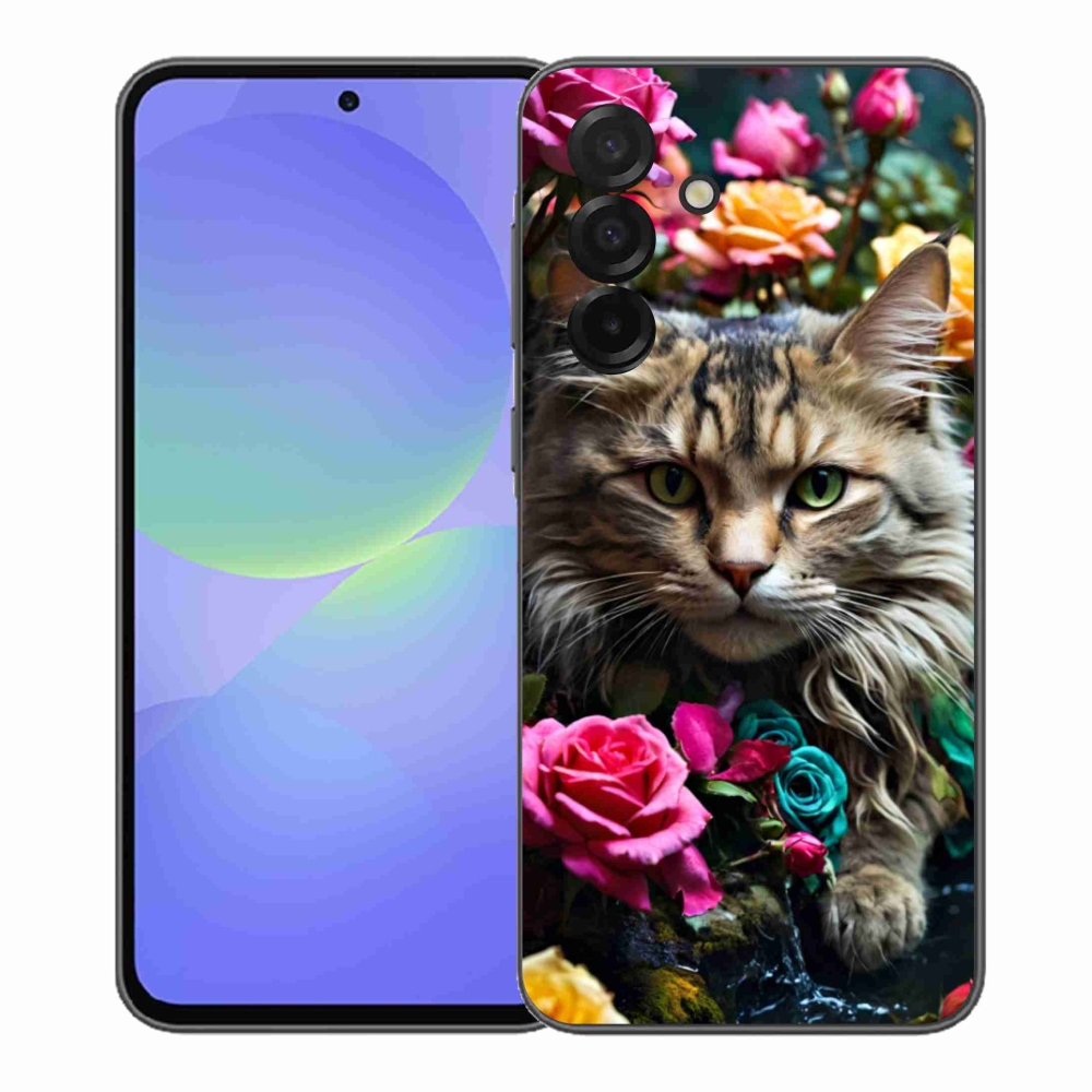 Gélový kryt mmCase na Samsung Galaxy A37 5G - mačacie pohľad 2