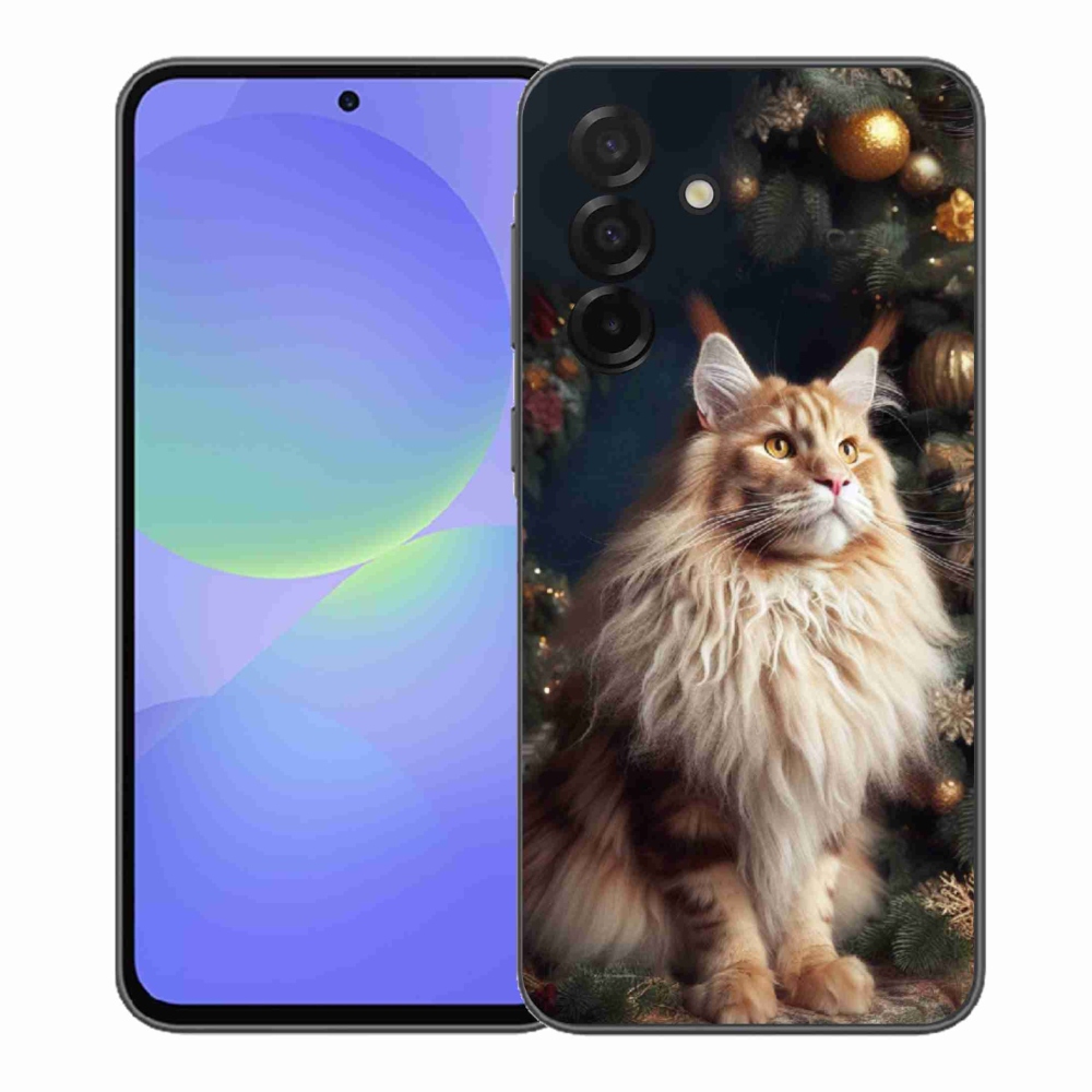 Gélový kryt mmCase na Samsung Galaxy A37 5G - mačka pri stromčeku