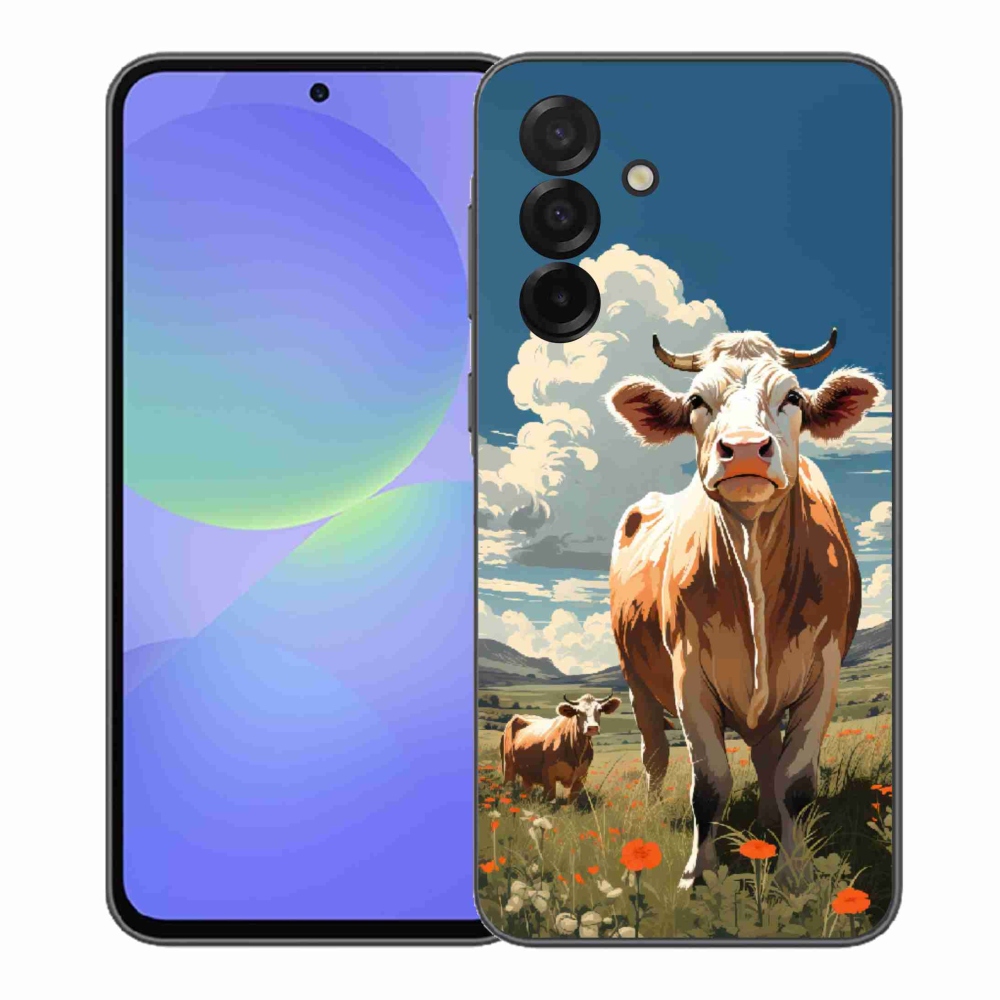 Gélový kryt mmCase na Samsung Galaxy A37 5G - kravy na lúke