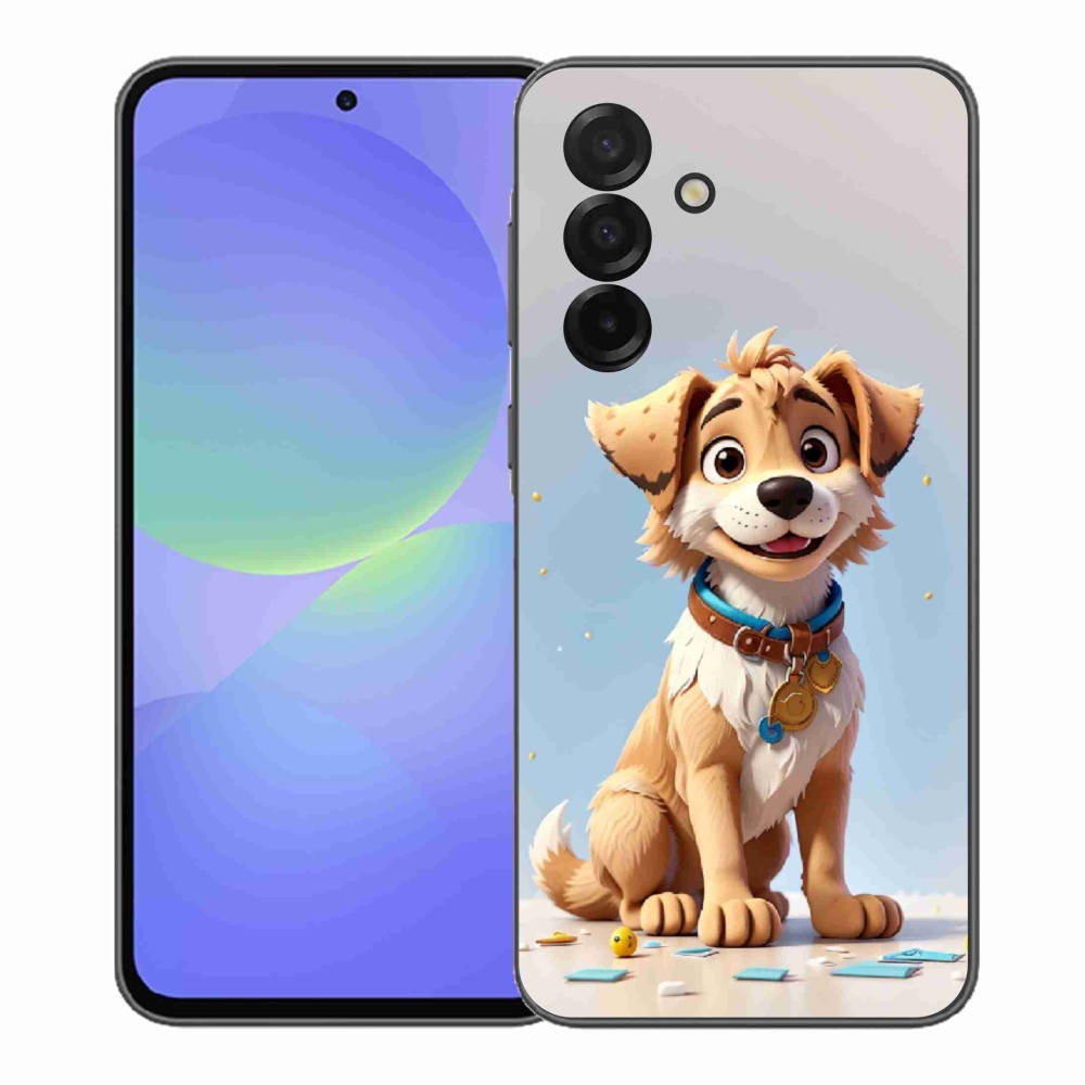 Gélový kryt mmCase na Samsung Galaxy A37 5G - kreslené šteňa