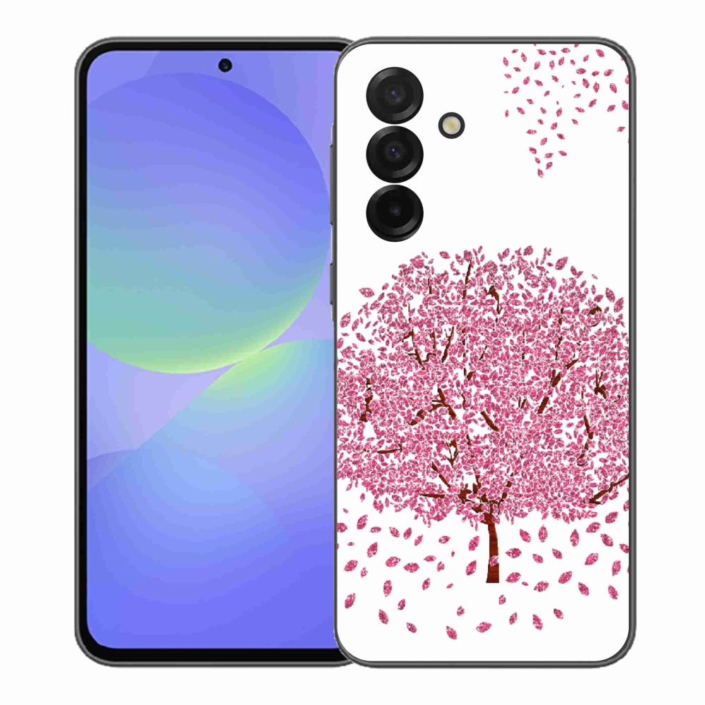 Gélový kryt mmCase na Samsung Galaxy A37 5G - kreslený strom s listami