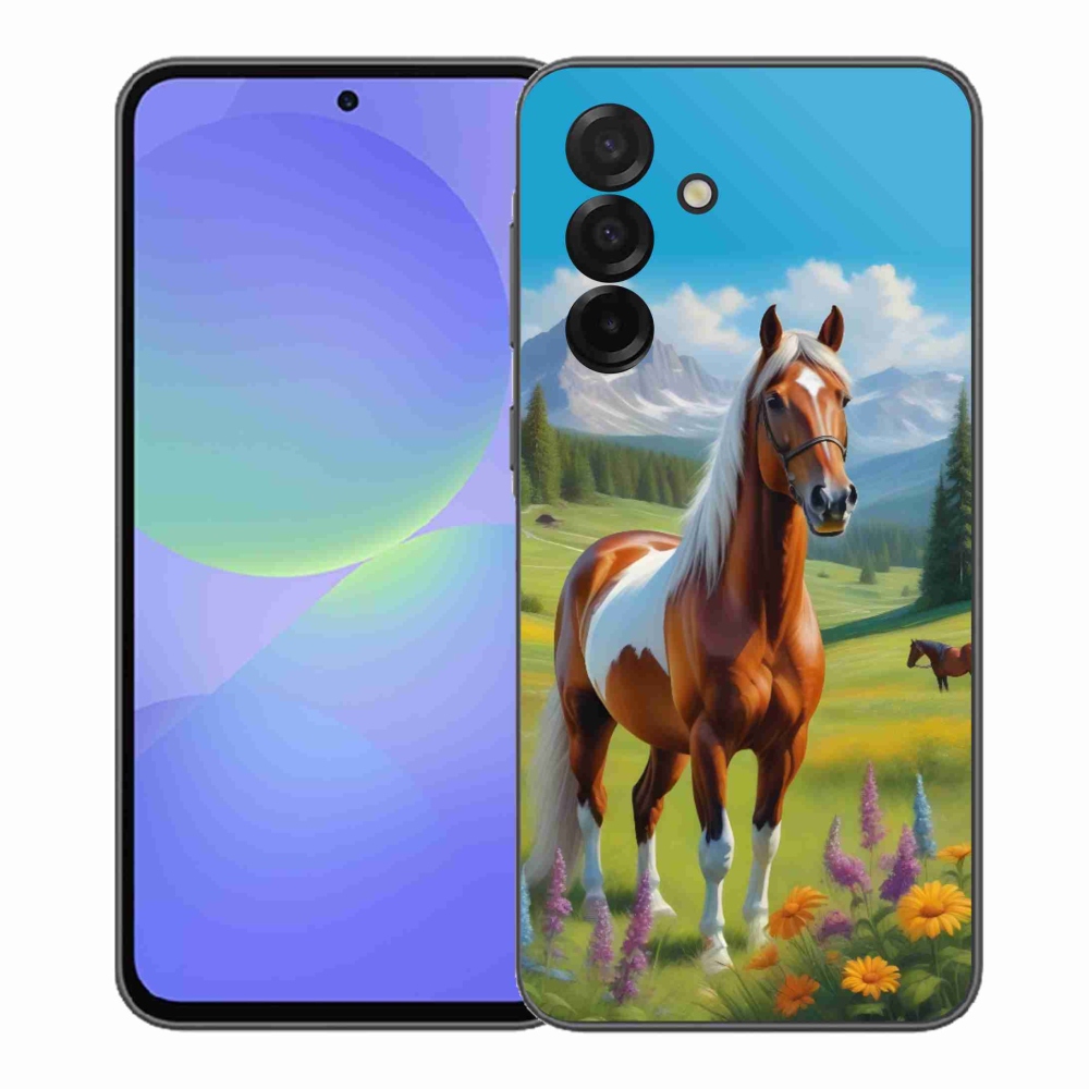 Gélový kryt mmCase na Samsung Galaxy A37 5G - kôň na lúke