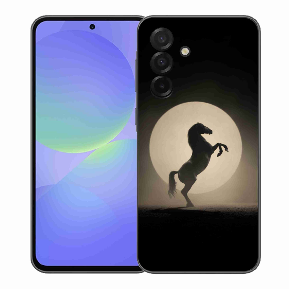 Gélový kryt mmCase na Samsung Galaxy A37 5G - kôň v siluete