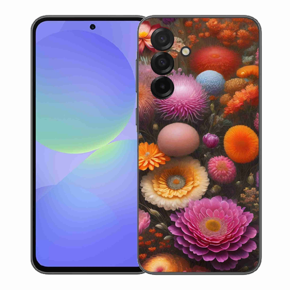 Gélový kryt mmCase na Samsung Galaxy A37 5G - kvetinová kompozícia