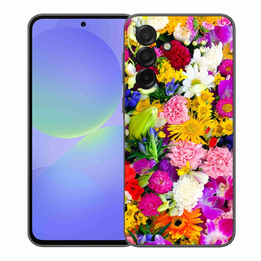 Gélový kryt mmCase na Samsung Galaxy A37 5G - kvety 12