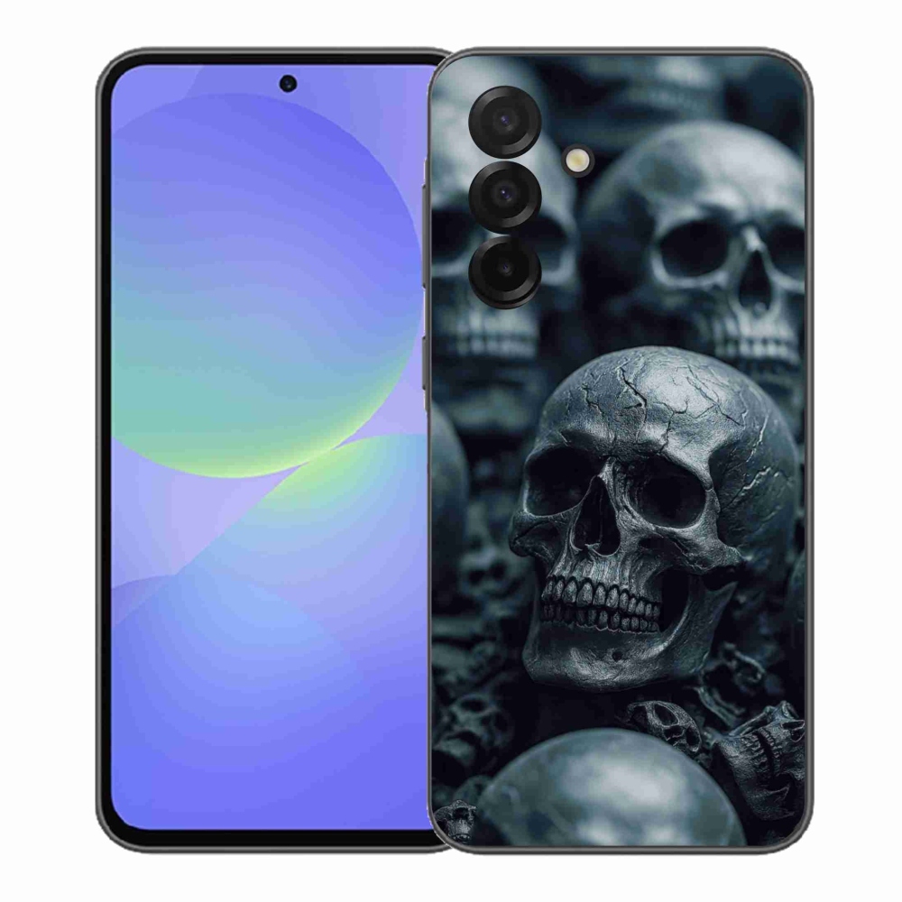 Gélový kryt mmCase na Samsung Galaxy A37 5G - lebka 2