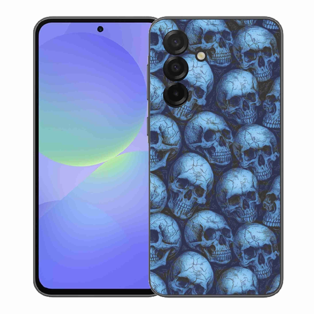 Gélový kryt mmCase na Samsung Galaxy A37 5G - lebky