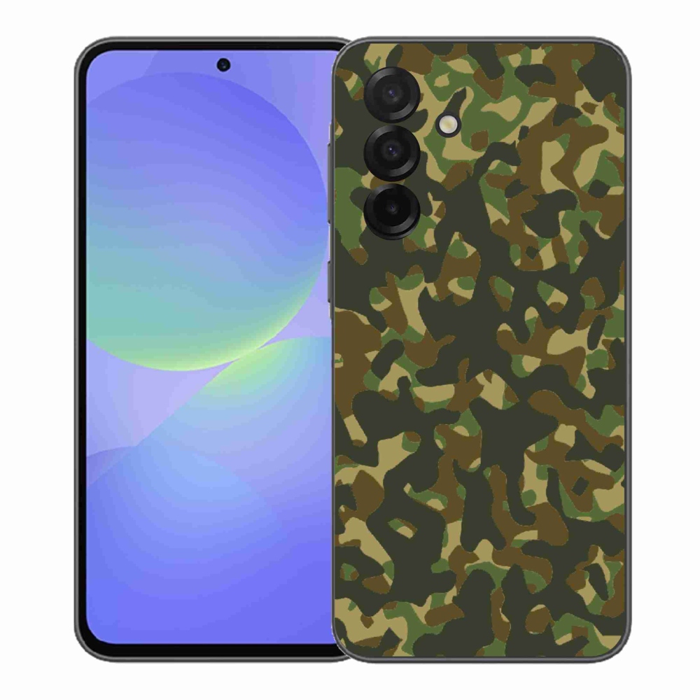 Gélový kryt mmCase na Samsung Galaxy A37 5G - maskáčový vzor 1