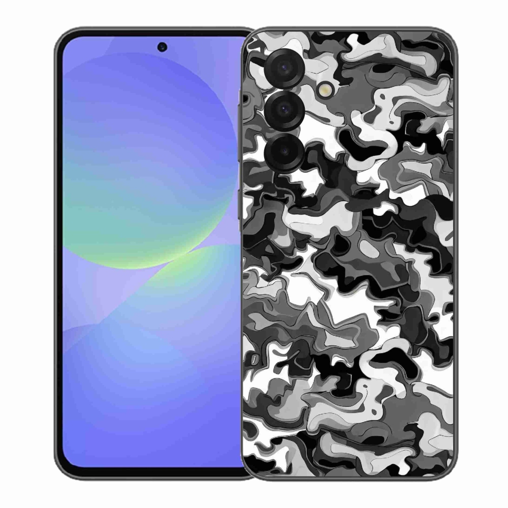 Gélový kryt mmCase na Samsung Galaxy A37 5G - maskáčový vzor 3