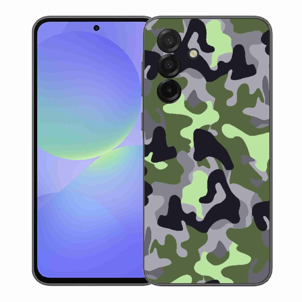 Gélový kryt mmCase na Samsung Galaxy A37 5G - maskáčový vzor 7