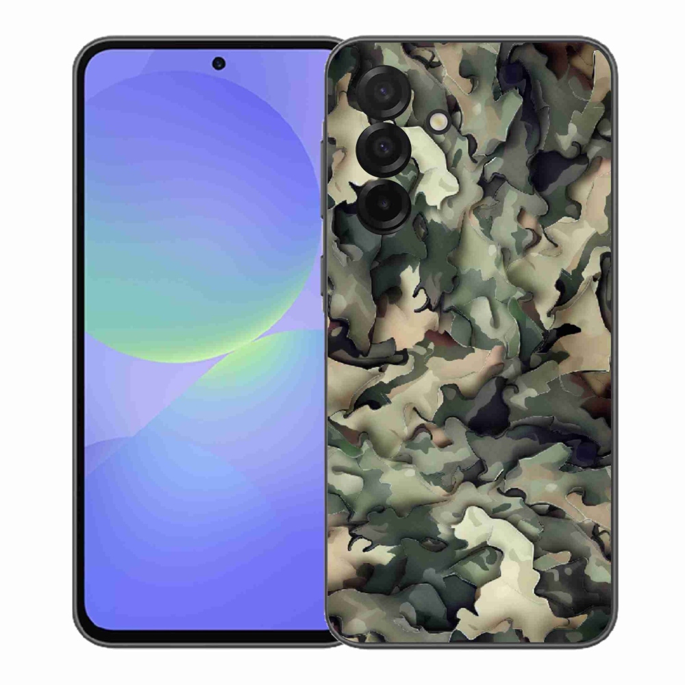 Gélový kryt mmCase na Samsung Galaxy A37 5G - maskáčový vzor 9