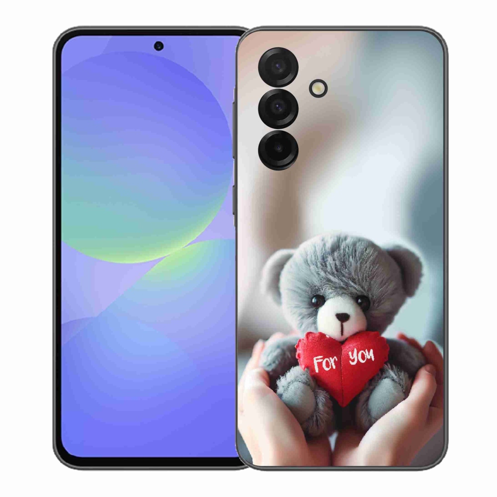 Gélový kryt mmCase na Samsung Galaxy A37 5G - medvedík pre zamilovaných