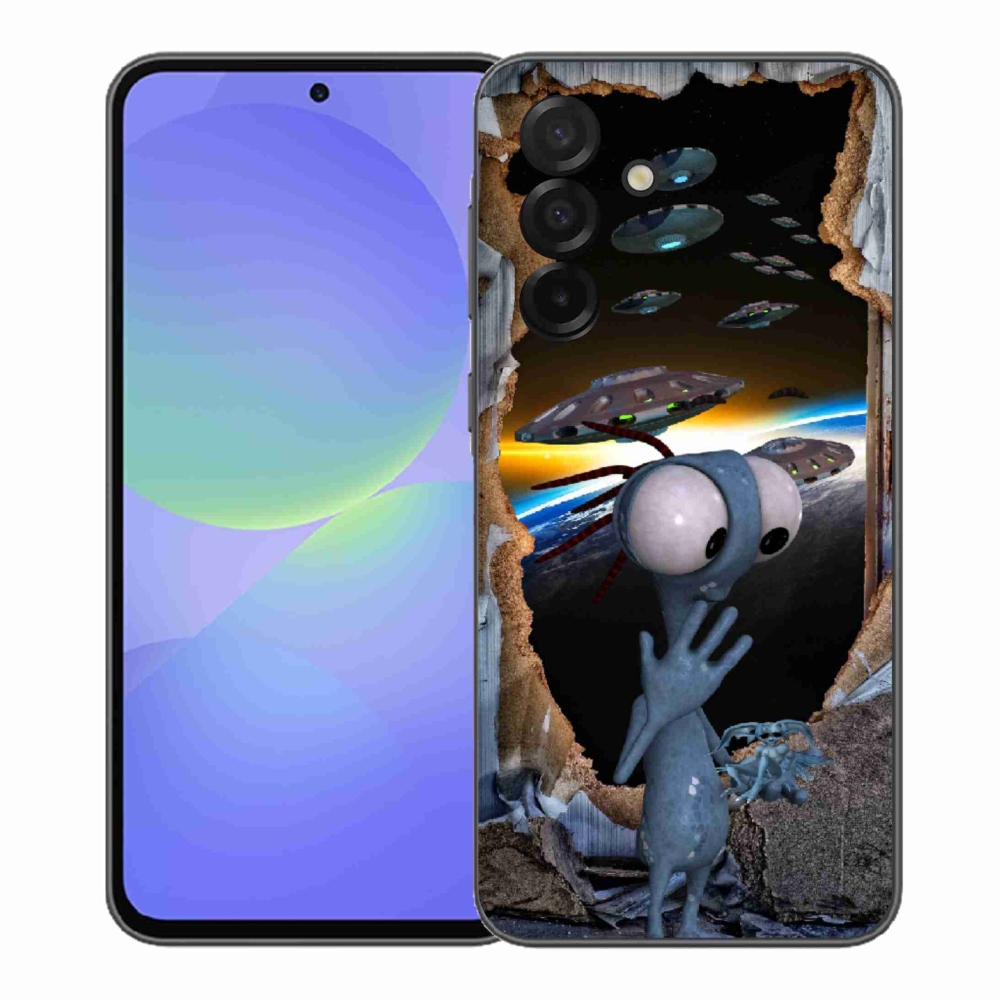 Gélový kryt mmCase na Samsung Galaxy A37 5G - mimozemšťan