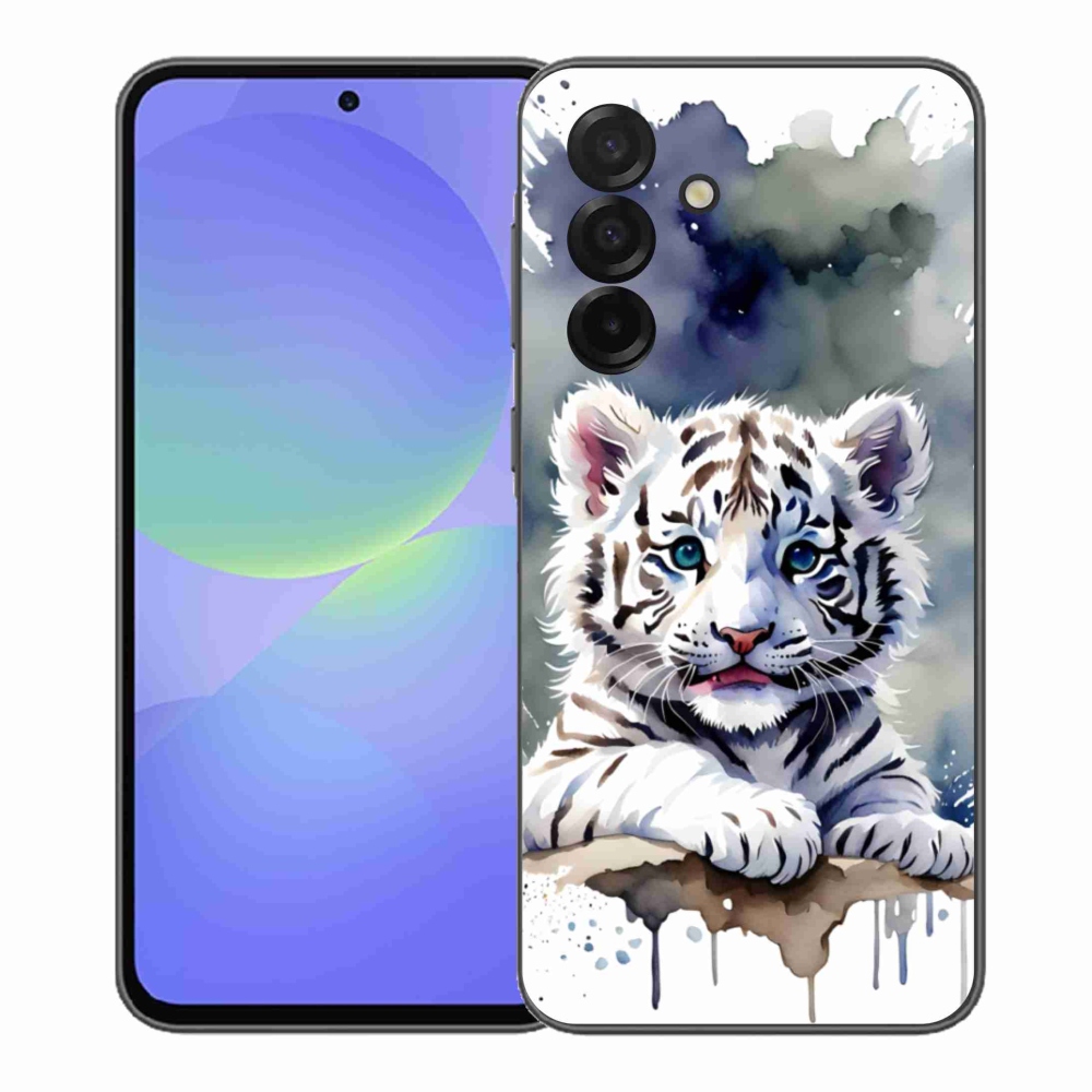 Gélový kryt mmCase na Samsung Galaxy A37 5G - mláďa bieleho tigra