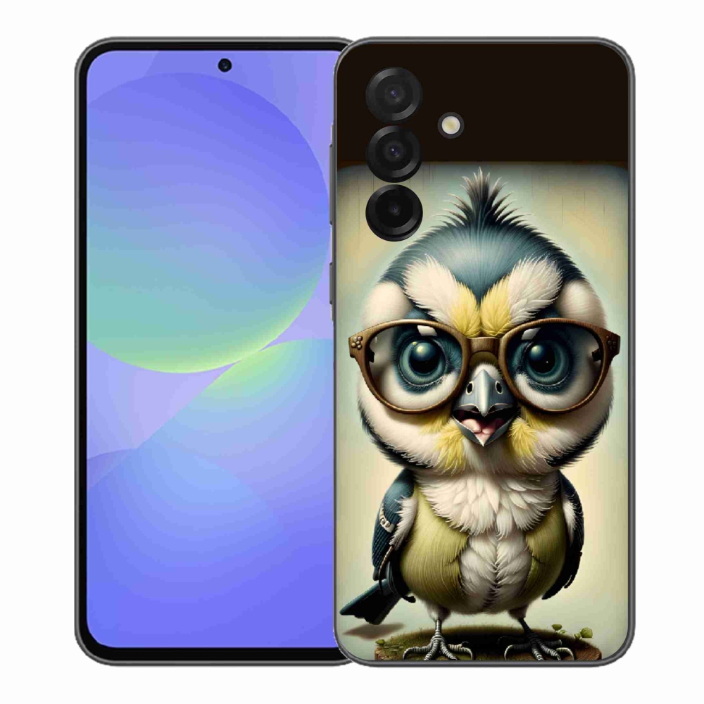 Gélový kryt mmCase na Samsung Galaxy A37 5G - mláďa s okuliarmi