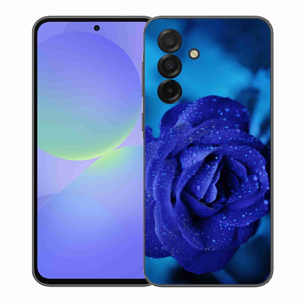 Gélový kryt mmCase na Samsung Galaxy A37 5G - modrá ruža