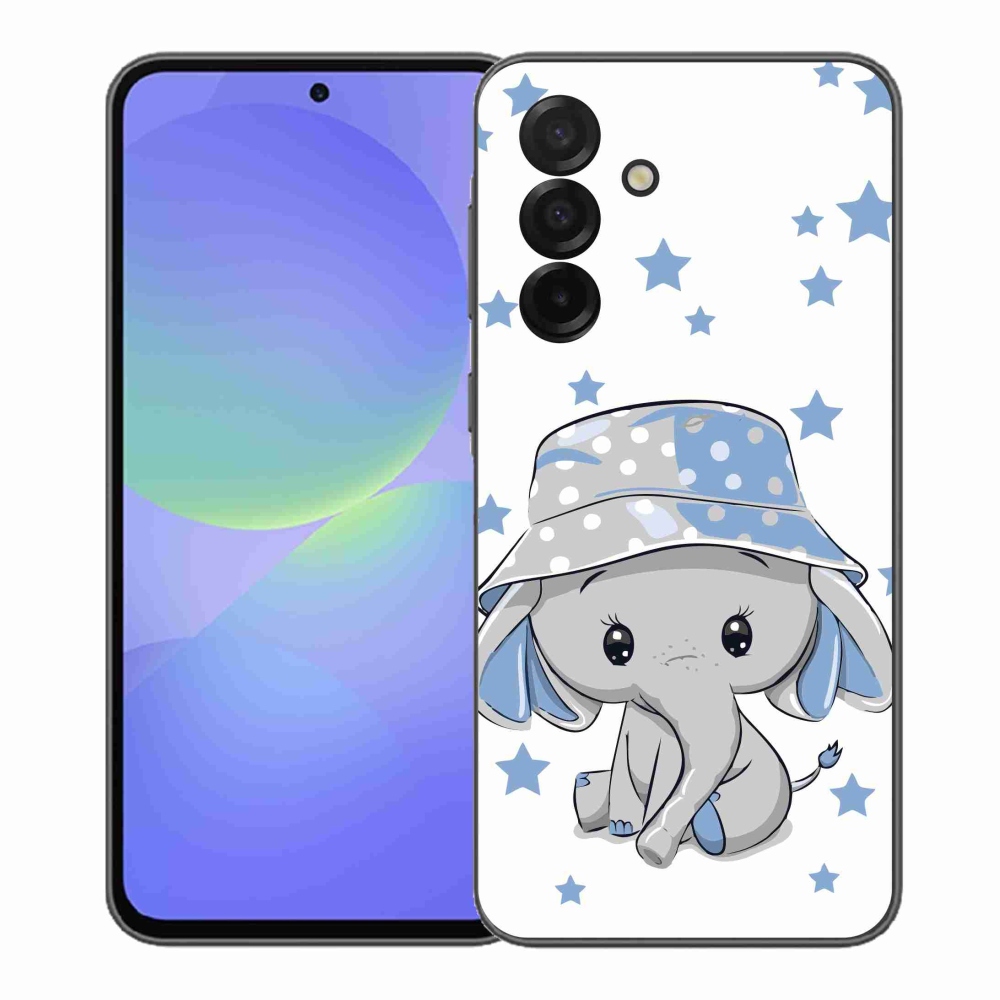 Gélový kryt mmCase na Samsung Galaxy A37 5G - modrý slon