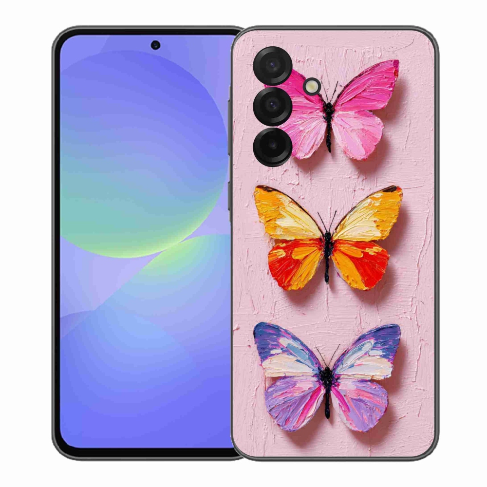 Gélový kryt mmCase na Samsung Galaxy A37 5G - motýlia trojica