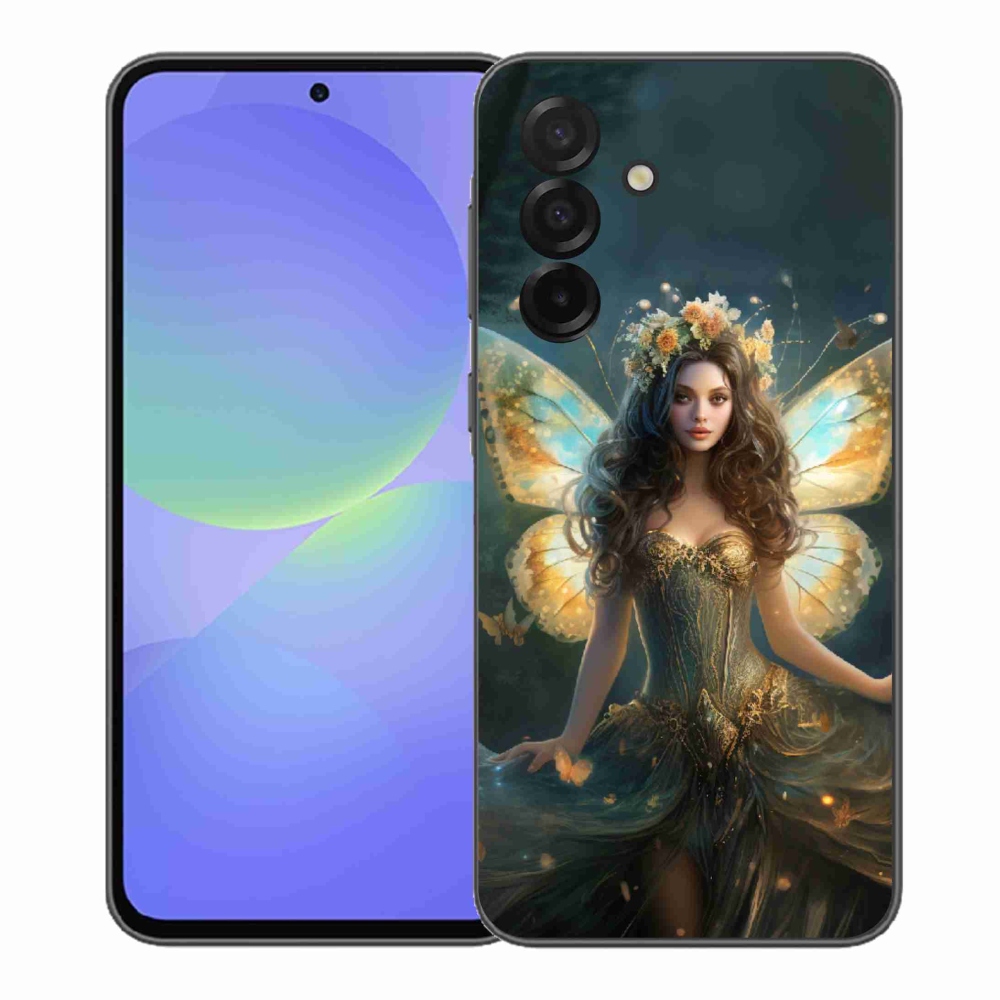 Gélový kryt mmCase na Samsung Galaxy A37 5G - motýlia žena