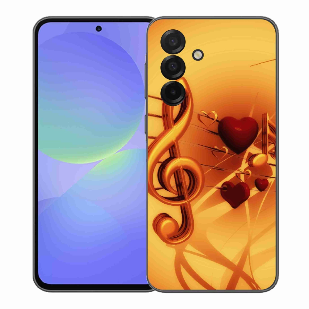 Gélový kryt mmCase na Samsung Galaxy A37 5G - noty