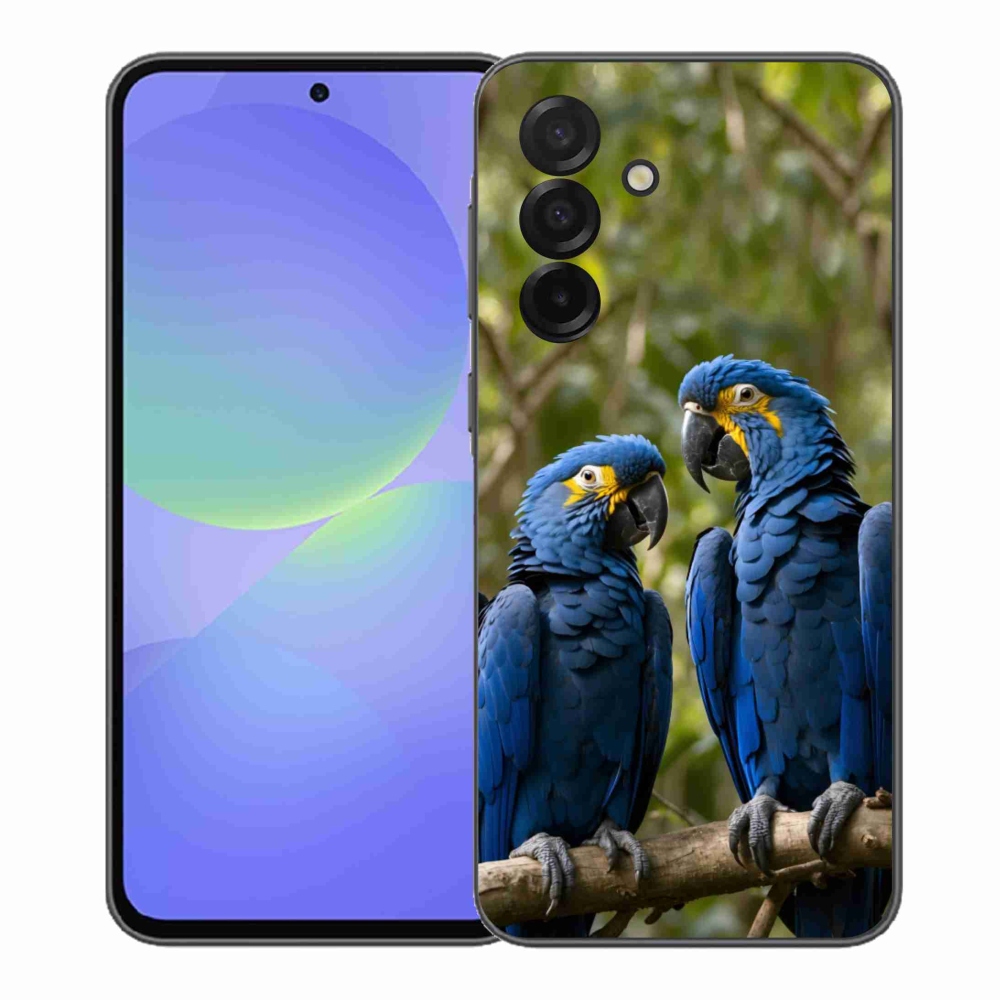 Gélový kryt mmCase na Samsung Galaxy A37 5G - papagájové duo